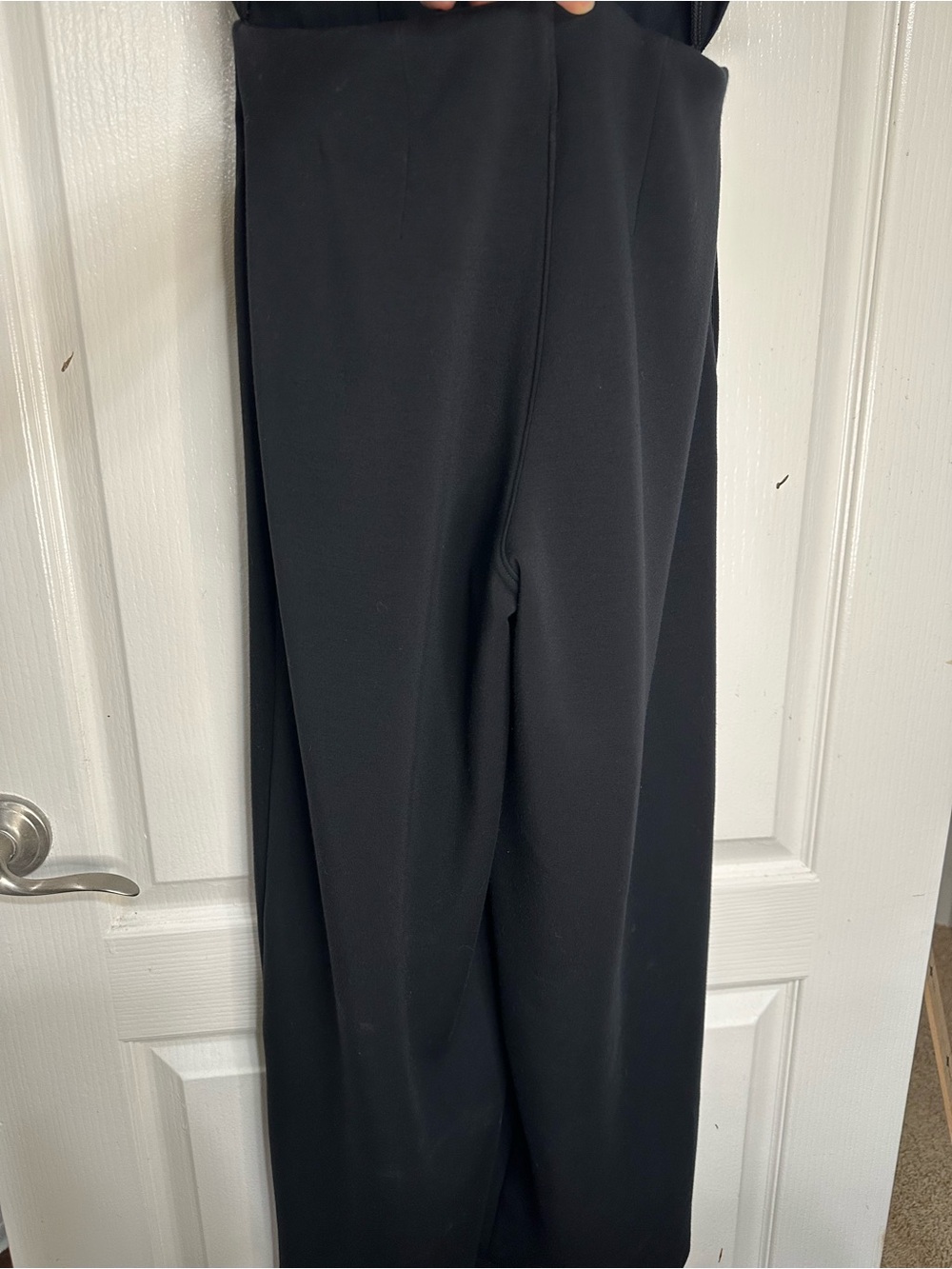 SPANX AirEssentials Mock Neck Jumpsuit XS Petite Wide Leg Black - Picture 9 of 9